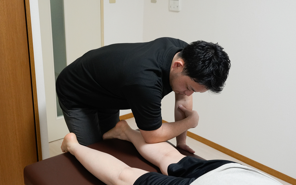 施術の様子