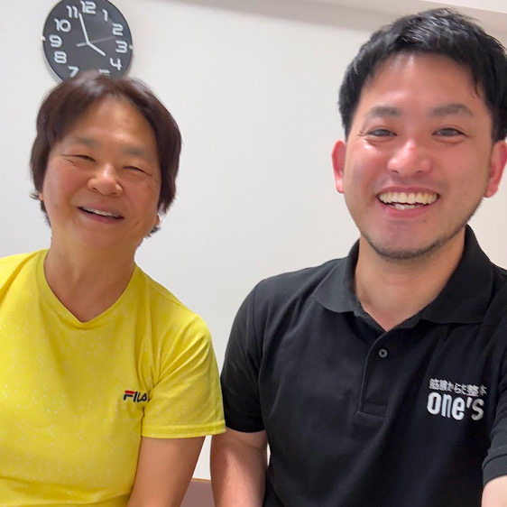 腰痛でお悩みだったお客様の声