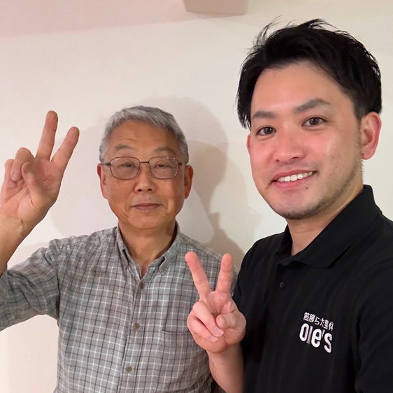 膝痛でお悩みだったお客様の声